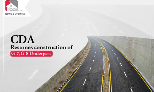CDA resumes construction of G-7/G-8 Underpass 