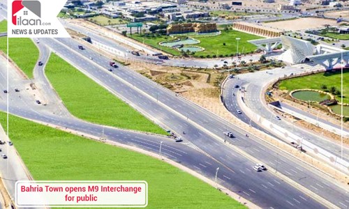 Bahria Town opens M9 Interchange for public