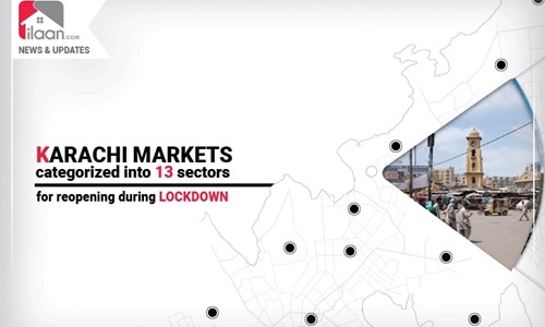 Karachi markets categorized into 13 sectors for reopening during lockdown