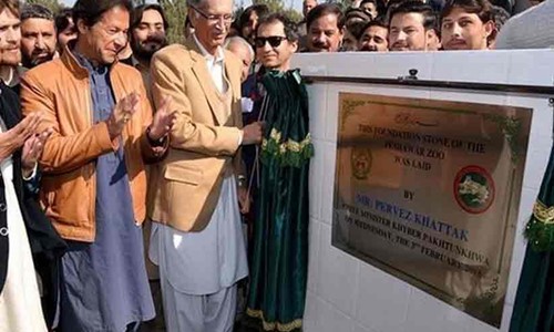 CM Pervez Khattak inaugurated Peshawar Zoo