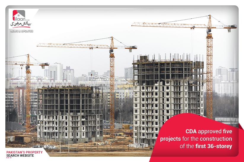 CDA Approved Five Projects for the Construction of the first 36-Storey