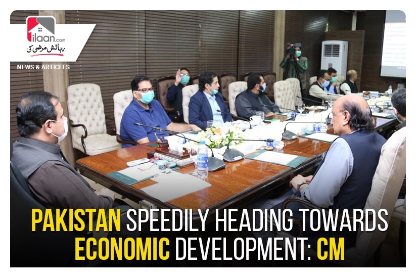 Pakistan speedily heading towards economic development: CM
