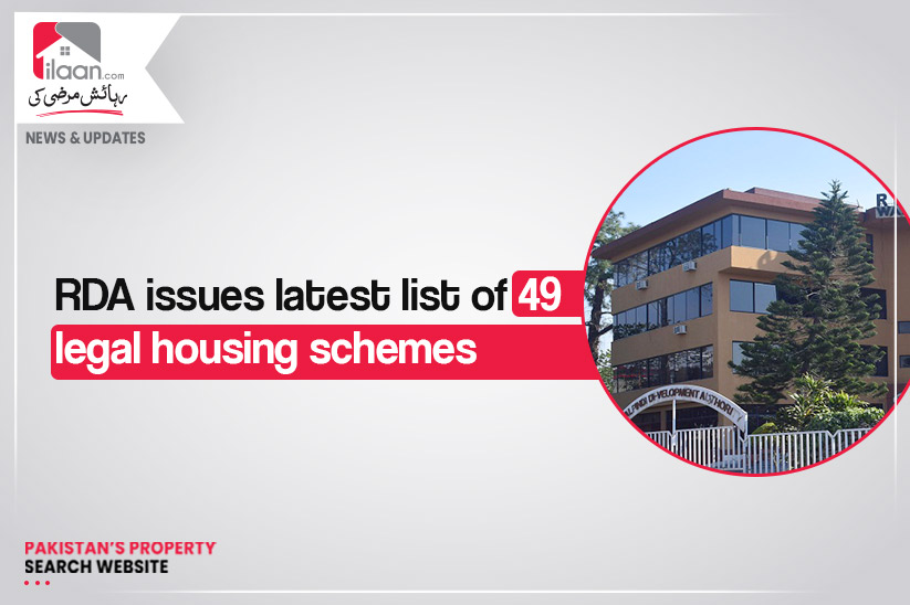 RDA issues latest list of 49 legal housing schemes