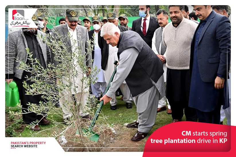 CM starts spring tree plantation drive in KP