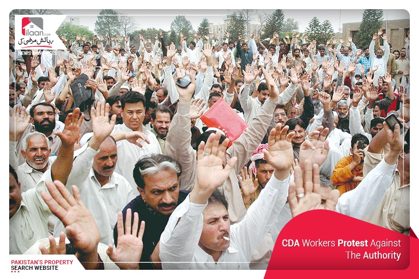 CDA Workers` Protest Against the Authority