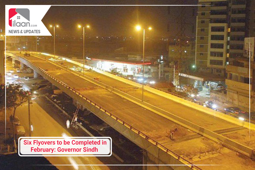 Six Flyovers to be Completed in February: Governor Sindh 