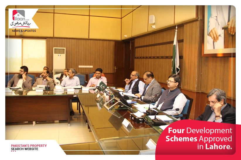 Four Development Schemes Approved in Lahore