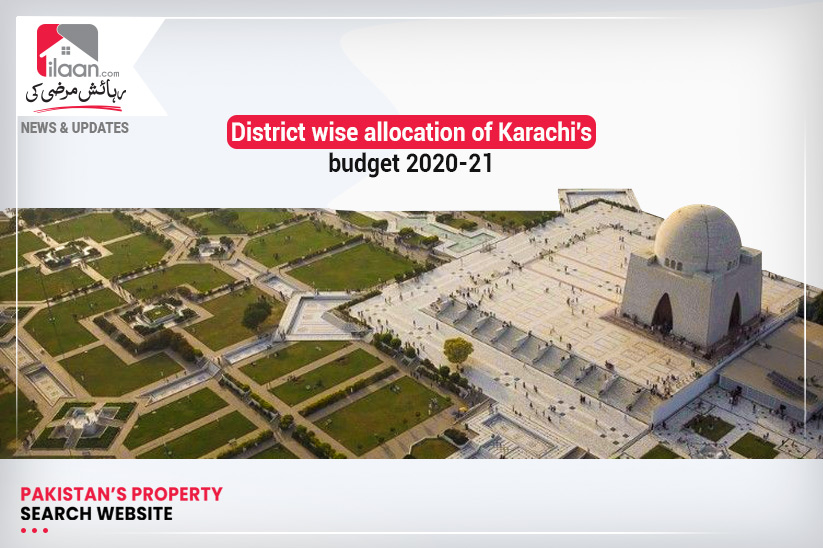 District wise allocation of Karachi's 2020-21 budget