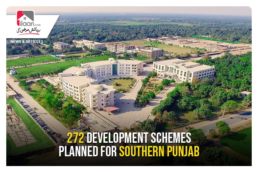 272 development schemes planned for Southern Punjab
