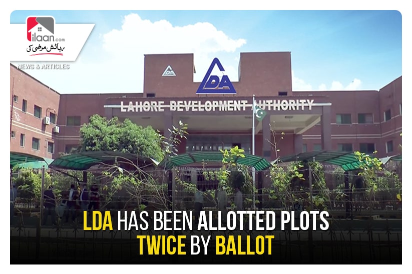 LDA has been allotted plots twice by ballot