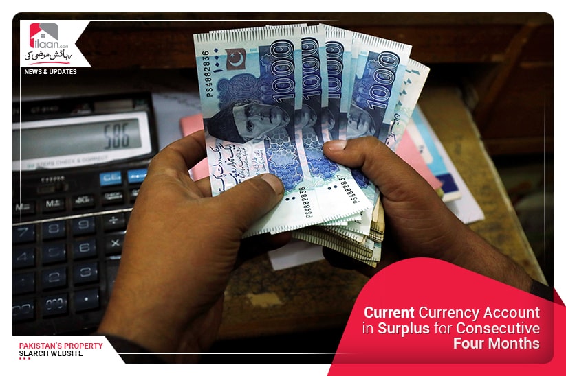 Current Currency Account in Surplus for Consecutive Four Months