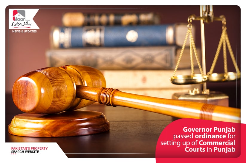 Governor Punjab passed ordinance for setting up of Commercial Courts in Punjab