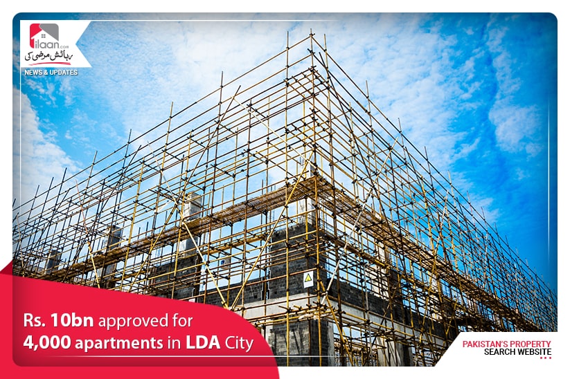 Rs. 10bn approved for 4,000 apartments in LDA City