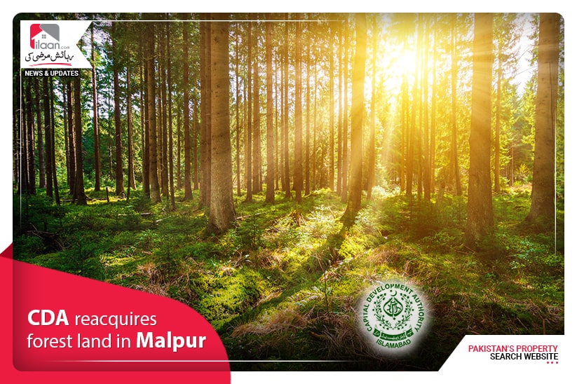 CDA reacquires forest land in Malpur