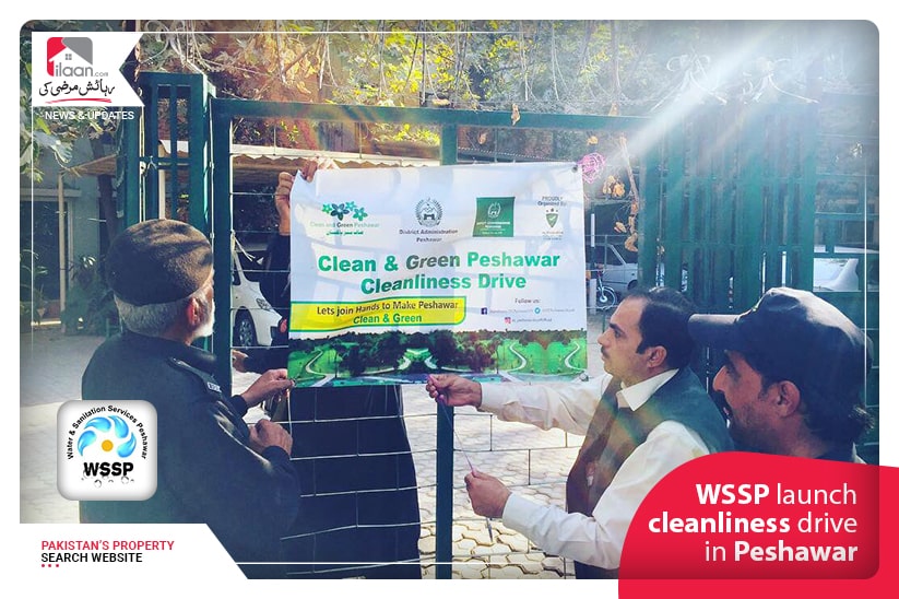 WSSP launch cleanliness drive in Peshawar