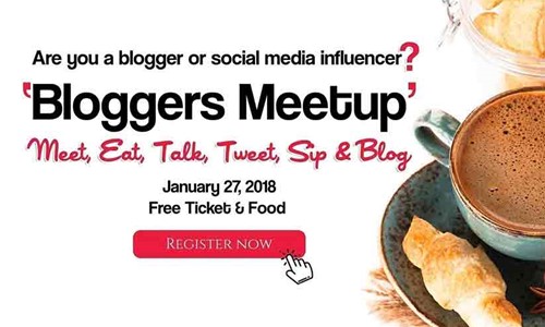 Bloggers Meetup to be hosted by ilaan.com - January 27 2018