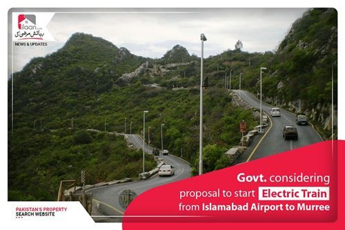 Govt. considering proposal to start electric train from Islamabad Airport to Murree