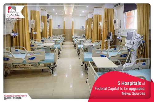 5 Hospitals of Federal Capital to be upgraded: News Sources