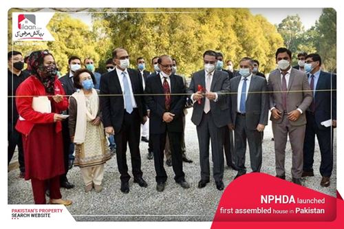 NPHDA launched first assembled house in Pakistan  