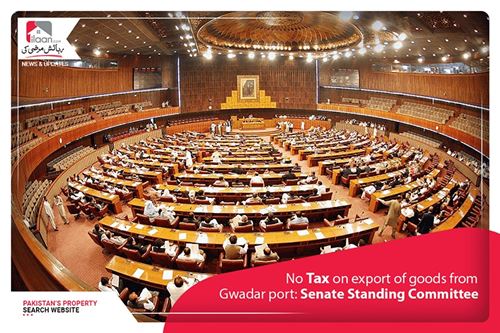 No tax on export of goods from Gwadar port: Senate Standing Committee