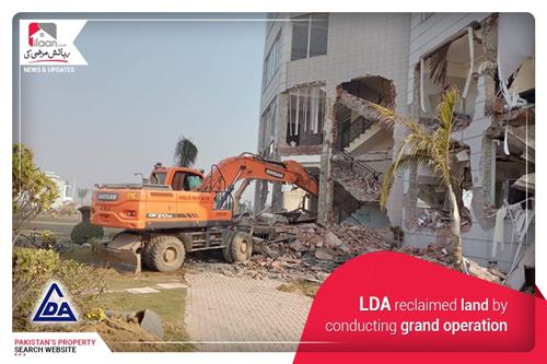 LDA reclaimed land by conducting grand operation