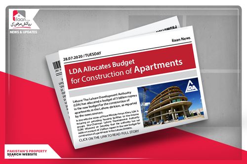 LDA allocates budget for construction of apartments