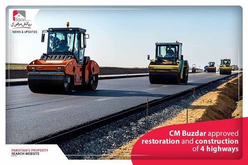 CM Buzdar approved restoration and construction of 4 highways