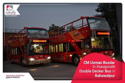 Double-Decker bus service in Bahawalpur to be inaugurated by CM Usman Buzdar 