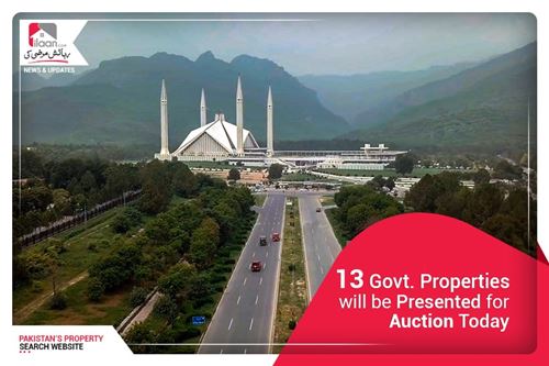 13 govt. properties will be presented for auction today