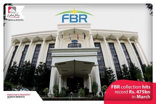 FBR collection hits record Rs. 475bn in March