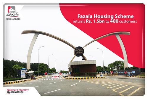 Fazaia Housing Scheme returns Rs. 1.5bn to 400 customers