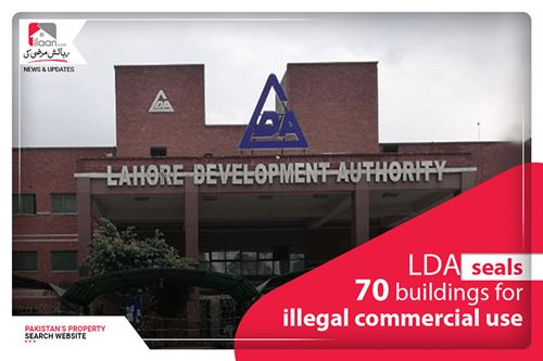LDA seals 70 buildings for illegal commercial use