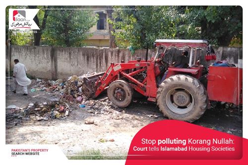Stop Polluting Korang Nullah: Court tells Islamabad Housing Societies