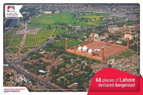 68 places of Lahore declared dangerous!