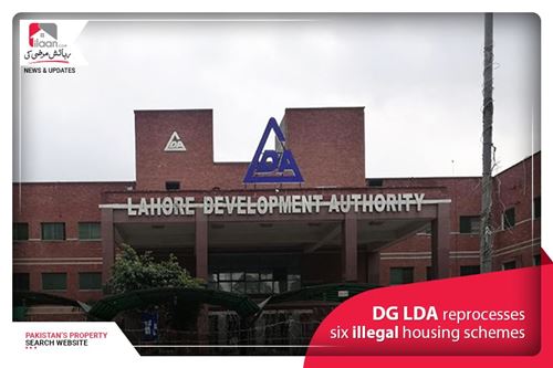 DG LDA reprocesses Six illegal Housing Schemes