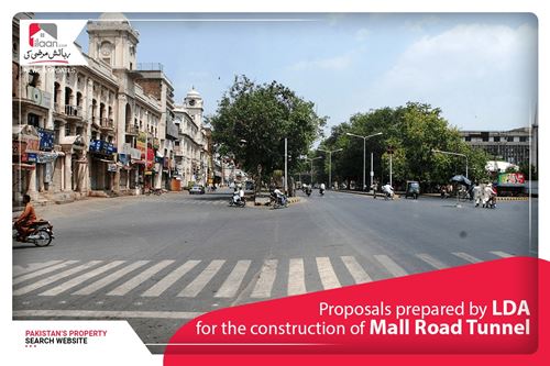 Proposals prepared by LDA for the construction of Mall Road Tunnel