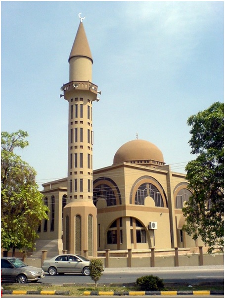 Mosques inside and near Khayaban-e-Amin
