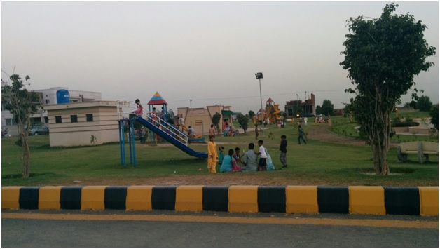 Parks inside and Near Khayaban-e-Amin
