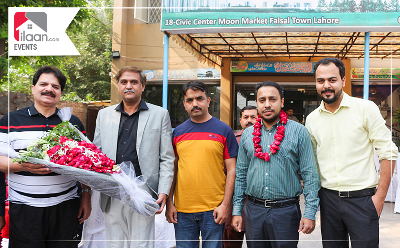 President Faisal Town Association Mian Tariq Gujjar invited team ilaan.com