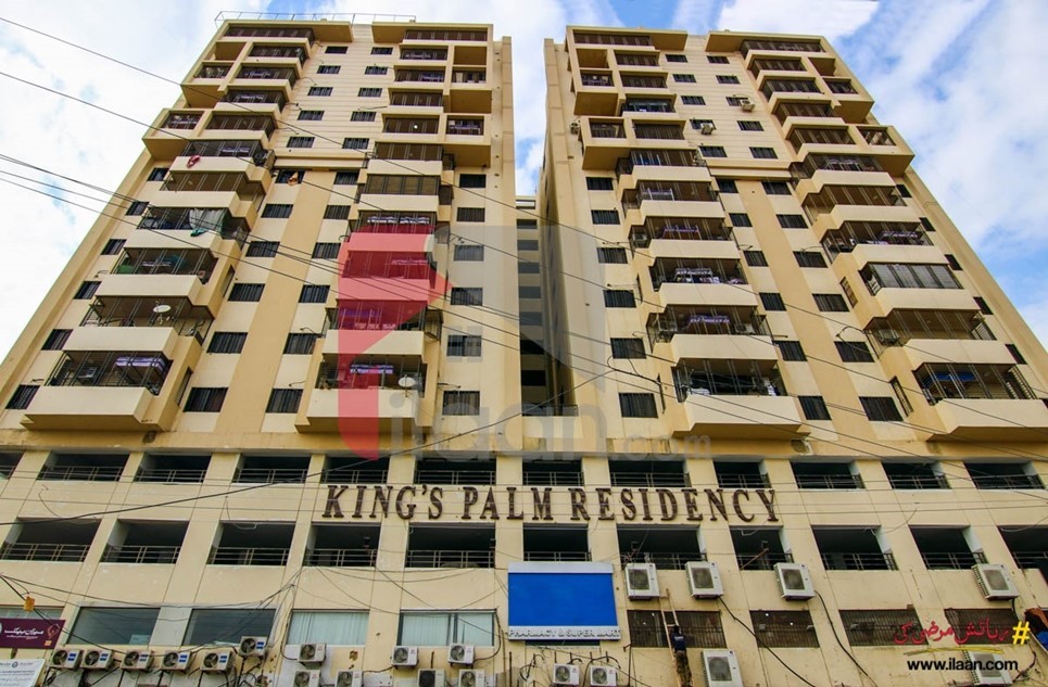 1250 ( sq.ft ) apartment for sale in King Palm Residency, Block 3A, Gulistan-e-Johar, Karachi