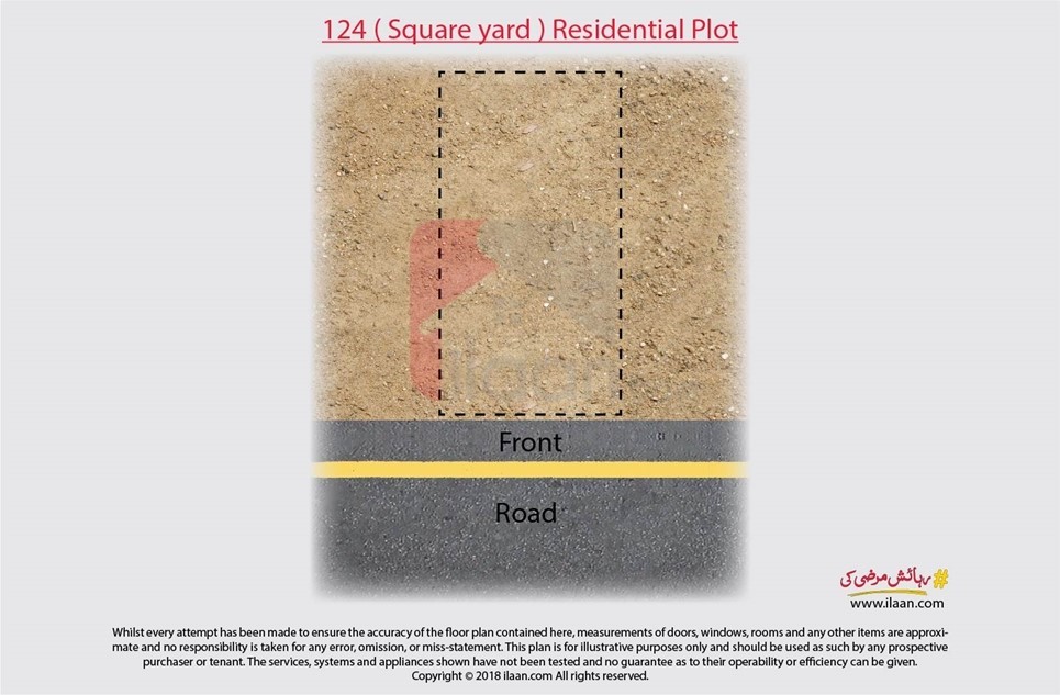 124 ( square yard ) plot for sale in Sector 13/1, Surjani Town, Karachi