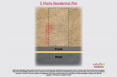 5 marla plot for sale in Shadman Town, Sahiwal