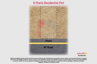 8 marla plot for sale in Block C, Bahria Orchard, Lahore
