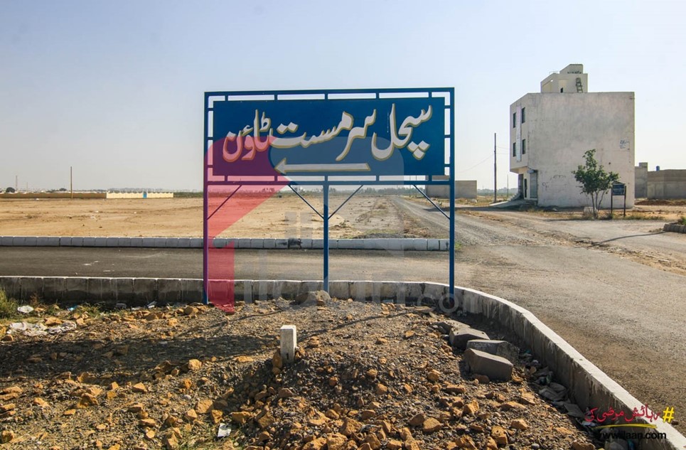 400 ( square yard ) plot for sale in Sachal Sarmast Society, Scheme 33, Karachi