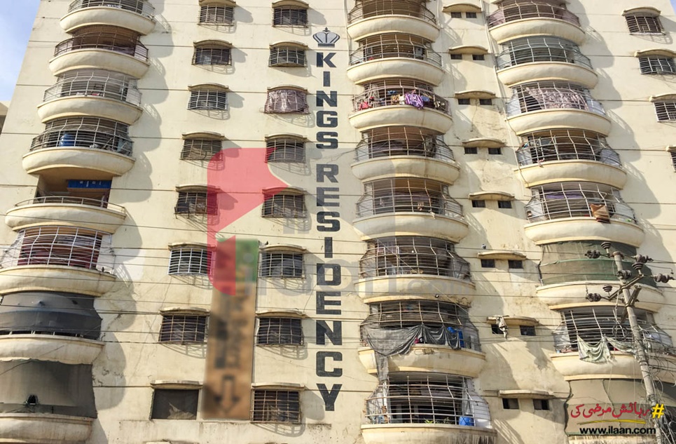 1200 ( sq.ft ) apartment for sale ( third floor ) in Kings Residency, Block 13, Gulistan-e-Johar, Karachi