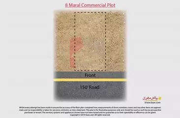 8 marla commercial plot for sale in Block A, Phase 8 - Commercial Broadway, DHA, Lahore