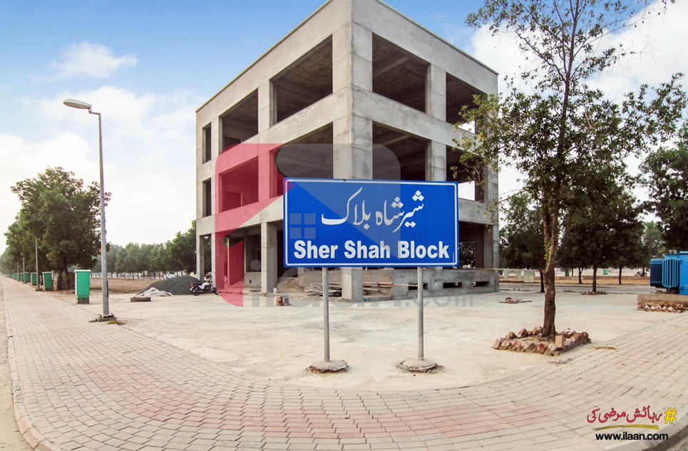 5 marla commercial plot for sale on Main Boulevard Shershah Block, Bahria Town, Lahore