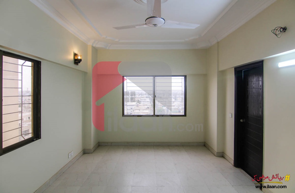 1500 ( sq.ft ) apartment for sale ( eighth floor ) in Harmain Royal Residency Apartments, Block 16, Gulshan-e-iqbal, Karachi