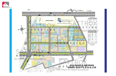400 ( square yard ) plot for sale in Sector 1C, Gulshan-e-Mehran, Karachi