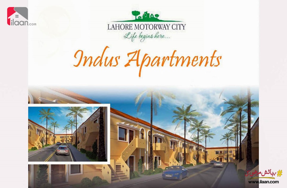 626 ( sq,ft ) apartment for sale ( ground floor ) in Indus Apartment, Lahore Motorway City, Lahore
